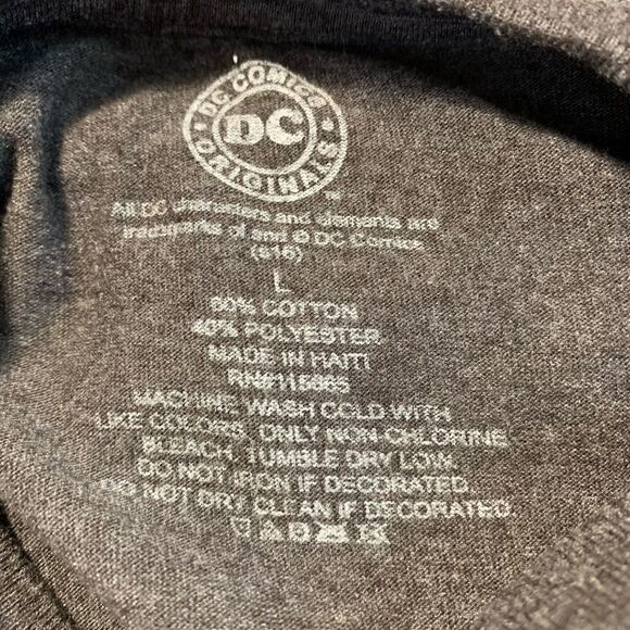 DC Comics Logo T-Shirt Sz L - Picture 4 of 5